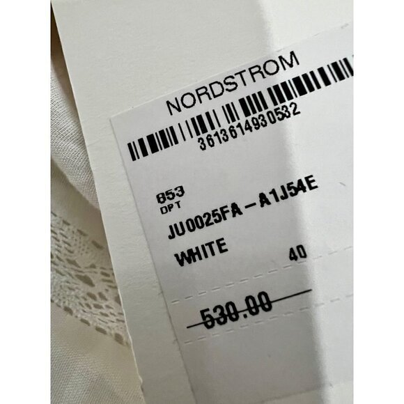 New MARANT ETOILE Size 40 Moana skirt JU0025FA-A1J54E white - Picture 8 of 11